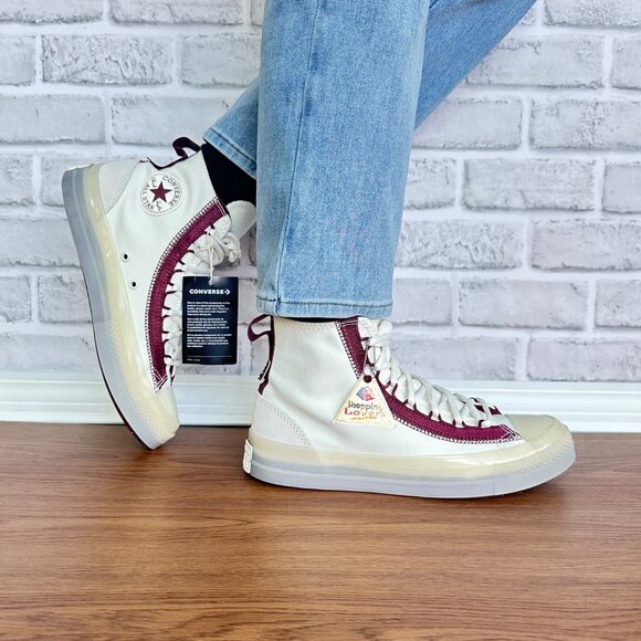 ⭐Converse Chuck Taylor All Star CX Hi Sz 8 Women's Shoes Beige Sneakers A07194C⭐ - Picture 2 of 14